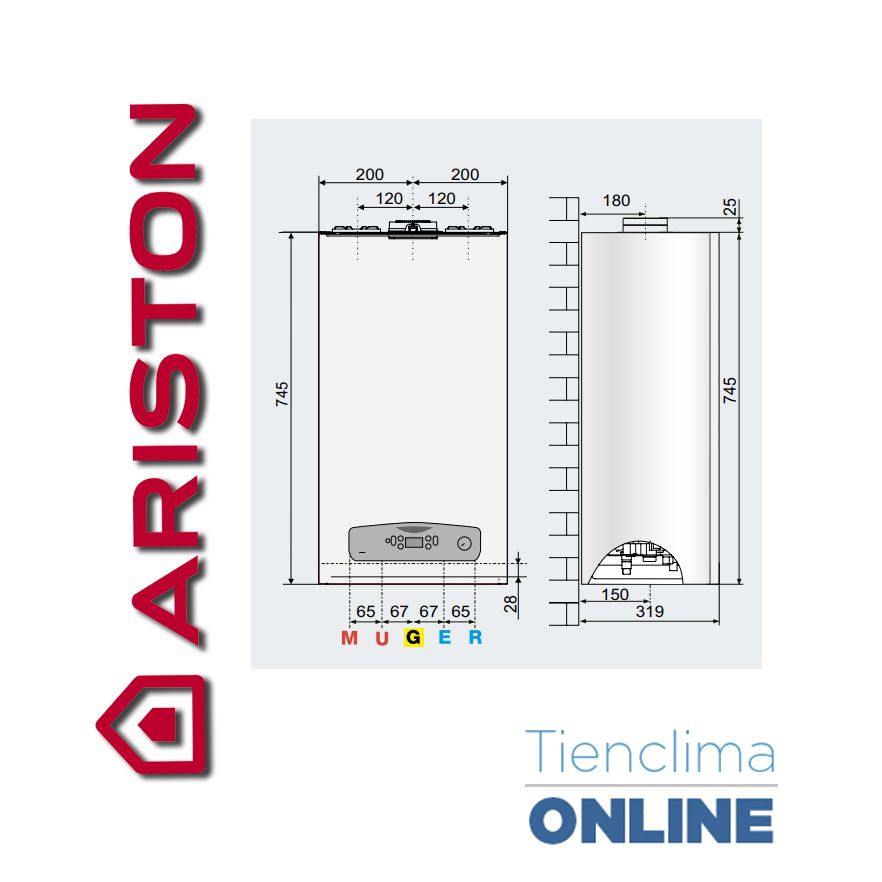 Ariston | Cares S 24 FF EU | Venta de Calderas Online